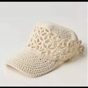 Free People Sylvie Crochet Baseball Cap